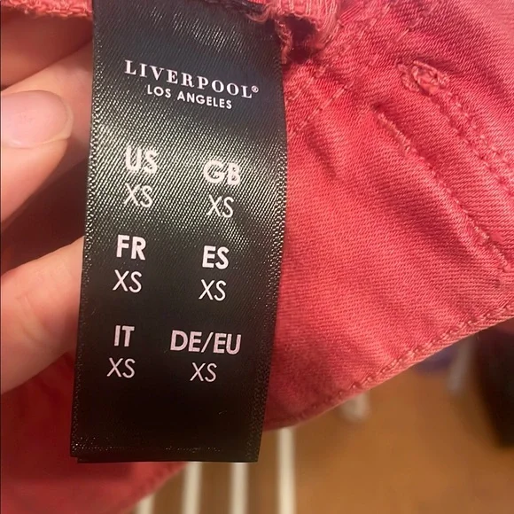 Liverpool Rosebud Coral Jean Jacket Classic Denim Style NWT - Picture 15 of 16